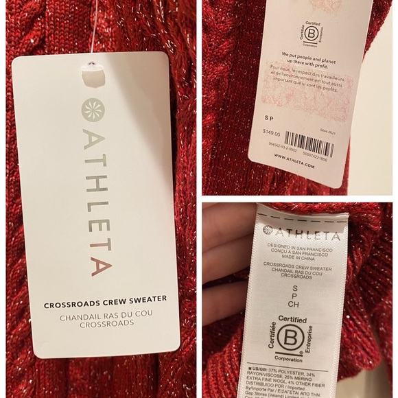 Athleta Crossroads Crew Sweater - Picture 6 of 6